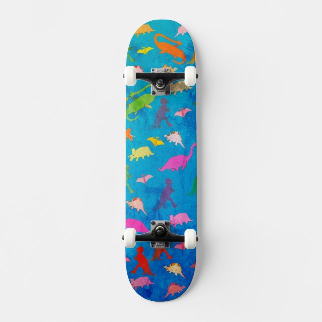 Dinosaurier Skateboard (Vorderseite)