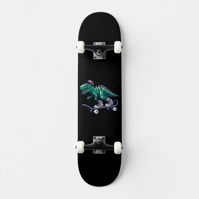 Dinosaurier Skateboard (Vorderseite)