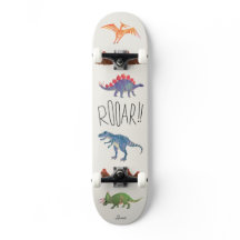 Dinosaurier Skateboard | Prähistorische Reptilien 