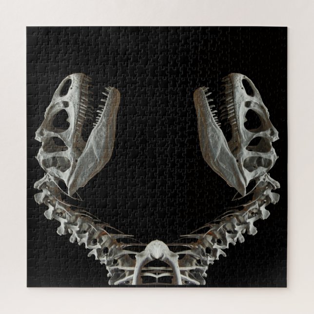 Dinosaurier Skeleton Jigsaw Puzzle,676 Stk. (Vertikal)