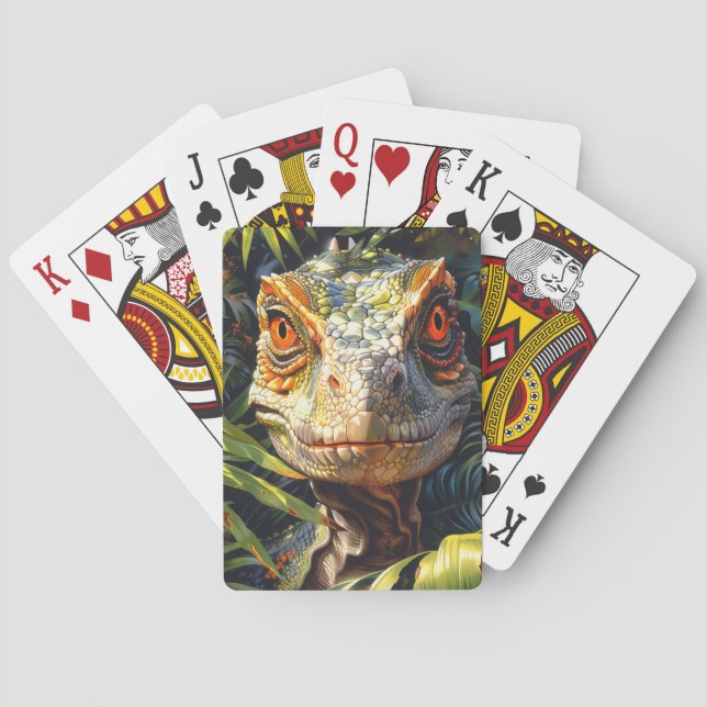 Dinosaurier Spielkarten (Rückseite)