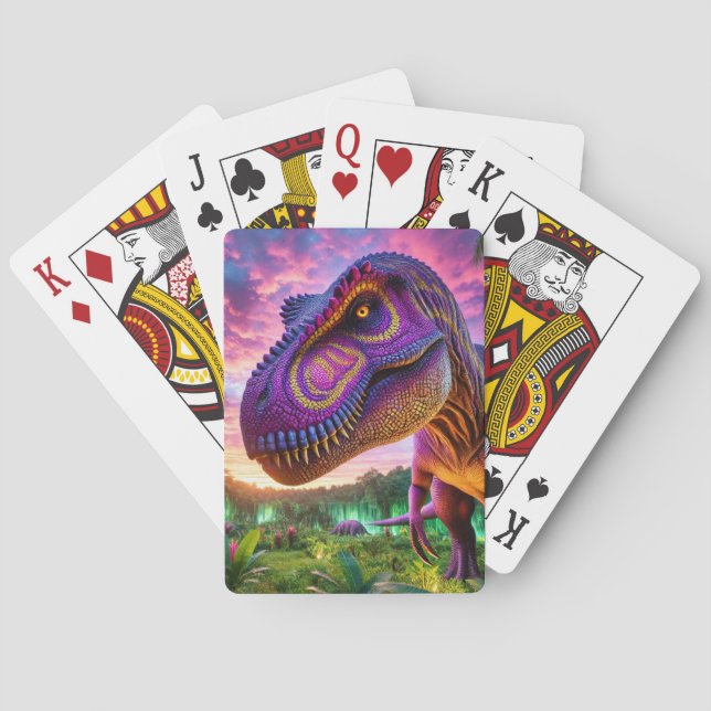 Dinosaurier Spielkarten (Rückseite)