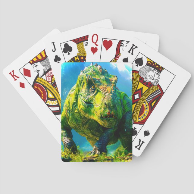 Dinosaurier Spielkarten (Rückseite)
