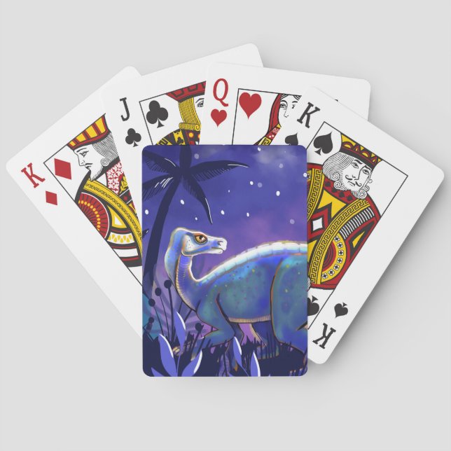 Dinosaurier Spielkarten (Rückseite)
