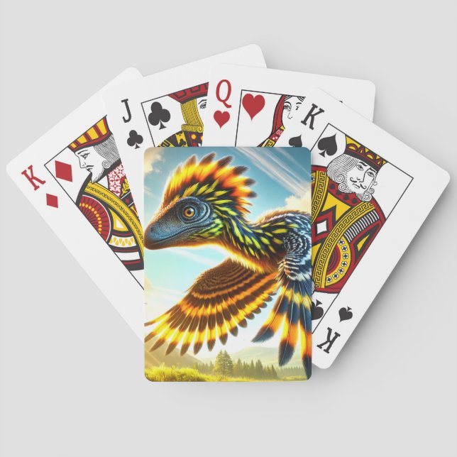 Dinosaurier Spielkarten (Rückseite)