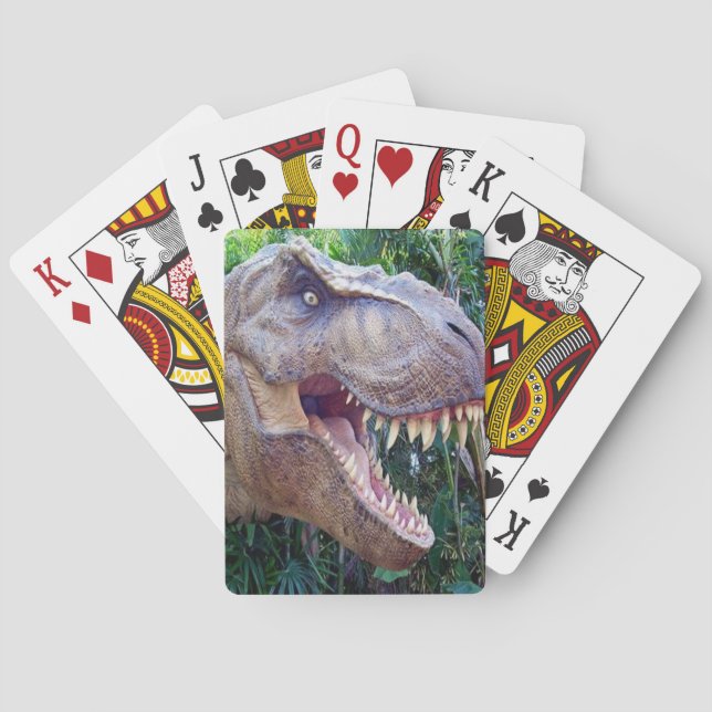 Dinosaurier Spielkarten Deck (Rückseite)
