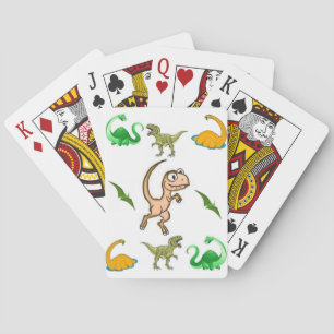Dinosaurier Spielkarten Deck