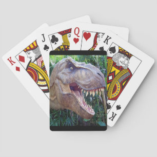 Dinosaurier spielt Karten für Kinder und Erwachsen Spielkarten