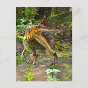 Dinosaurier Spinosaurus Postkarte