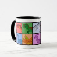 Dinosaurier Squares