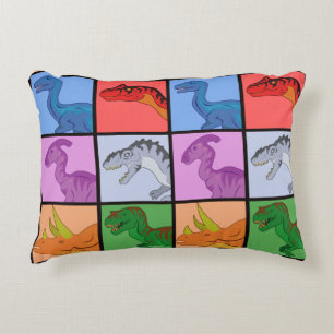 Dinosaurier Squares Zierkissen