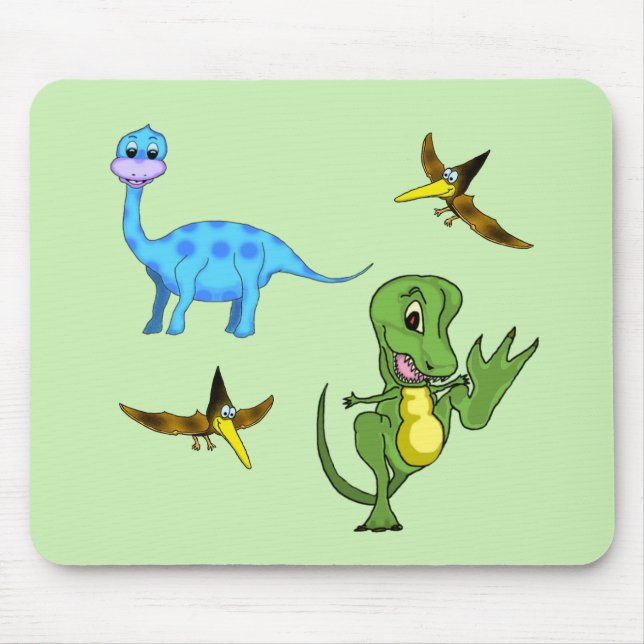 Dinosaurier Standard Mousepad (Vorne)