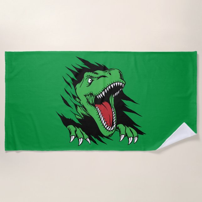Dinosaurier Strandtuch (Vorderseite)