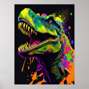Dinosaurier T Rex kids Poster
