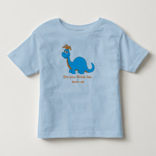 Dinosaurier T - Shirt blau