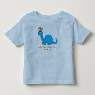 Dinosaurier T - Shirt blau