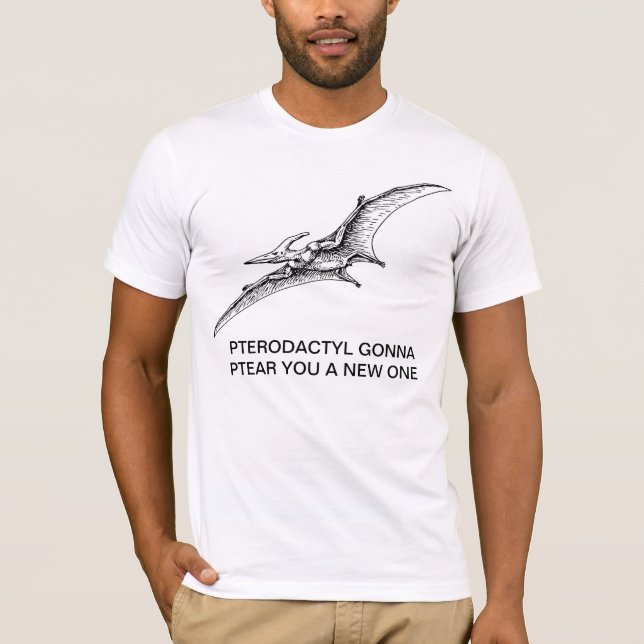 Dinosaurier-T - Shirt lustig (Vorderseite)