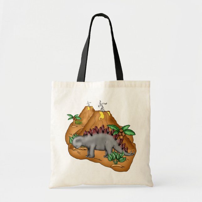 Dinosaurier-Taschen-Tasche Tragetasche (Vorne)