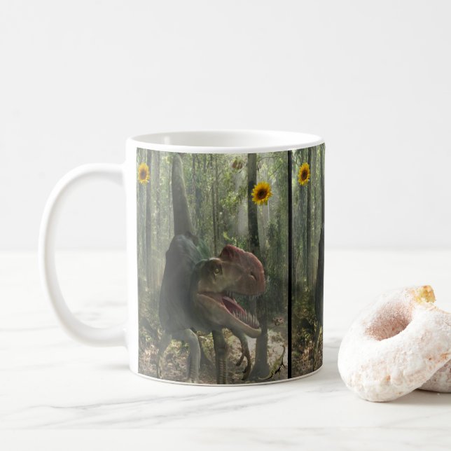 Dinosaurier-Tasse Kaffeetasse (Mit Donut)