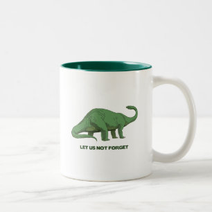 Dinosaurier-Tasse Zweifarbige Tasse