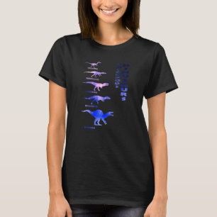 Dinosaurier Theropoden Version Galaxie T-Shirt