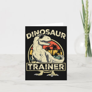 Dinosaurier Trainer Halloween Kostüm Retro Dino Ou Karte