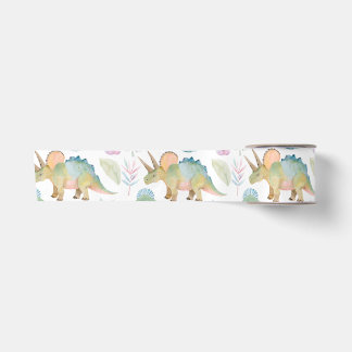 Dinosaurier Triceratops Party-Schleife Satinband