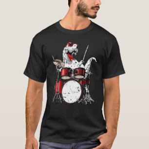 Dinosaurier Trommeln Rex Dino Bo T-Shirt