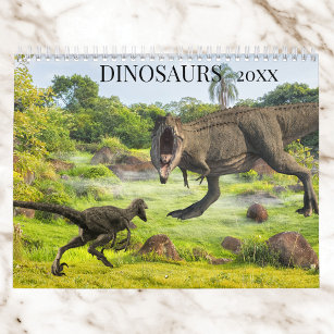 Dinosaurier Tyrannosaurus Raptor Jurassic jedes Ja Kalender