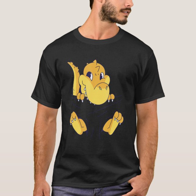 Dinosaurier Tyrannosaurus Rex Rex Reptil Gefährlic T-Shirt (Vorderseite)