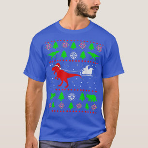 Dinosaurier Ugly Christmas Sweaterfor Erwachsene K T-Shirt