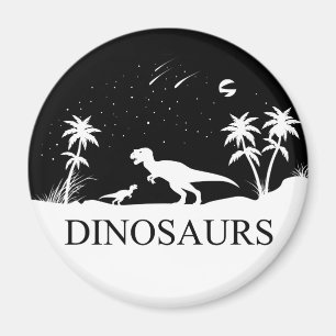 Dinosaurier unter den Sternen Magnet