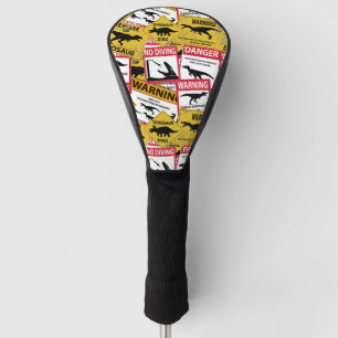 Dinosaurier-Vorsicht-Zeichen Golf Headcover