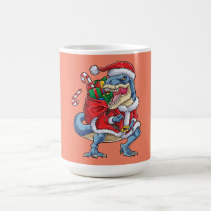 Dinosaurier Weihnachts Weihnachtsmann T rex Boys M Kaffeetasse