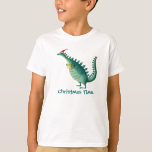 Dinosaurier - Weihnachtsmann-Helfer T-Shirt
