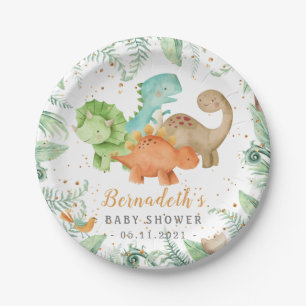 Dinosaurier Wild Baby Shower Paper Teller