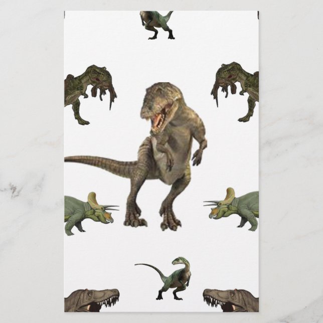 Dinosaurier Wrapping Paper (Vorderseite)