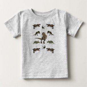 Dinosaurier Wrapping Paper Baby T-shirt