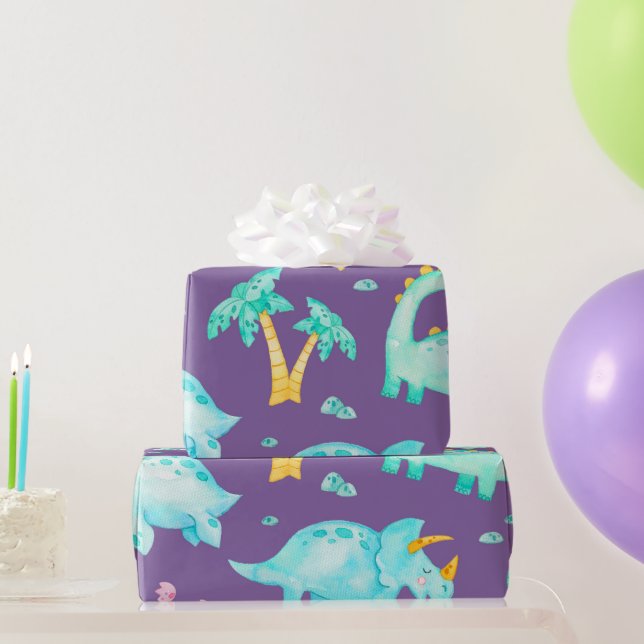 Dinosaurier Wrapping Paper Geschenkpapier (Partygeschenke)