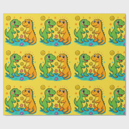 Dinosaurier Wrapping Paper 🦖 🎁 Geschenkpapier
