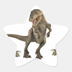 Dinosaurier Wrapping Paper Stern-Aufkleber