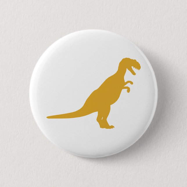 Dinosaurier Yellow Button (Vorderseite)