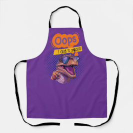 Dinosaurier-Zitat Schürze