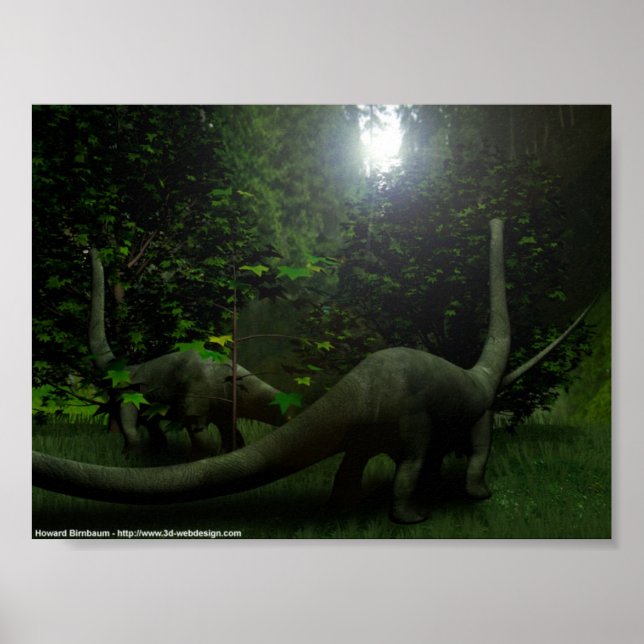 Dinosaurier zum Mittagessen Poster (Vorne)