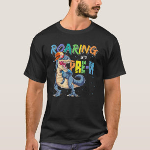 Dinosaurier zurück in die Schule Roaring in Pre-K T-Shirt