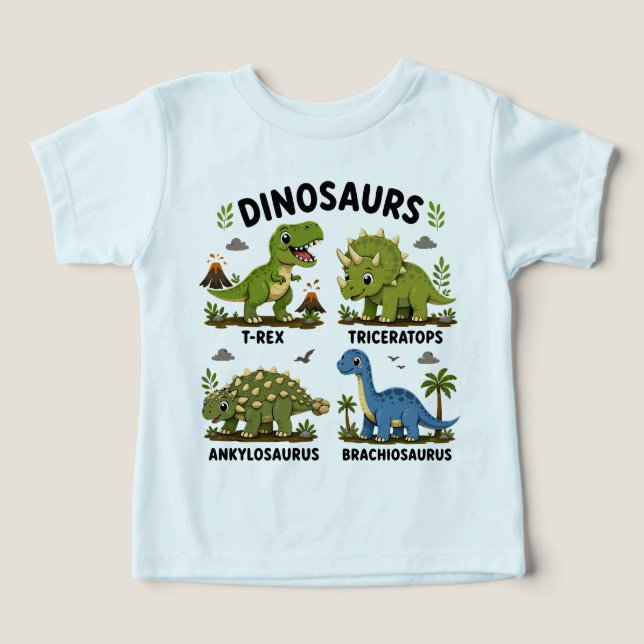 Dinosaurierarten Lernen für Kinder (Design Vorderseite)