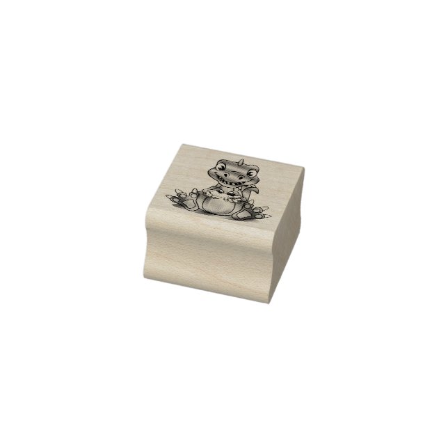 DinosaurierBriefmarke Gummistempel (Stempel)