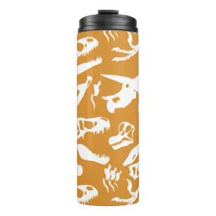 Dinosaurierknochen (Gold) Thermosbecher