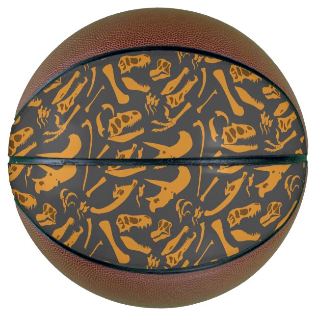 Dinosaurierknochen (grau) basketball (Vorderseite)