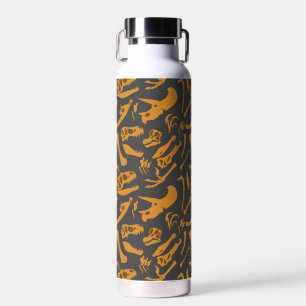 Dinosaurierknochen (grau) trinkflasche